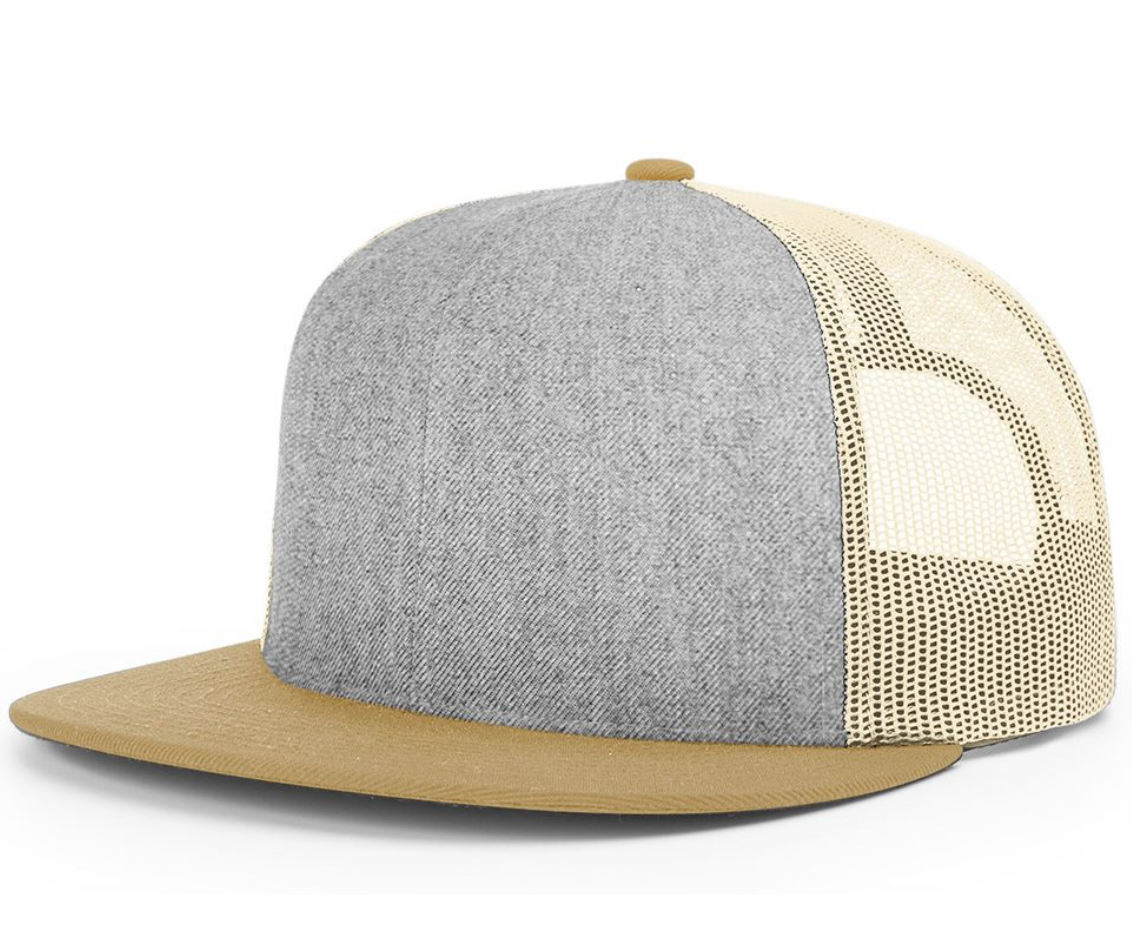 Wool Blend Flat Bill Trucker Cap - 511 Richardson